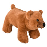 Plush Grizzly Bear 10" Mink