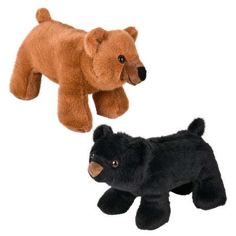 Plush Grizzly Bear 10" Mink