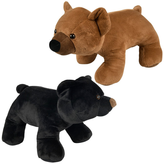 Plush Grizzly Bear 22" Mink
