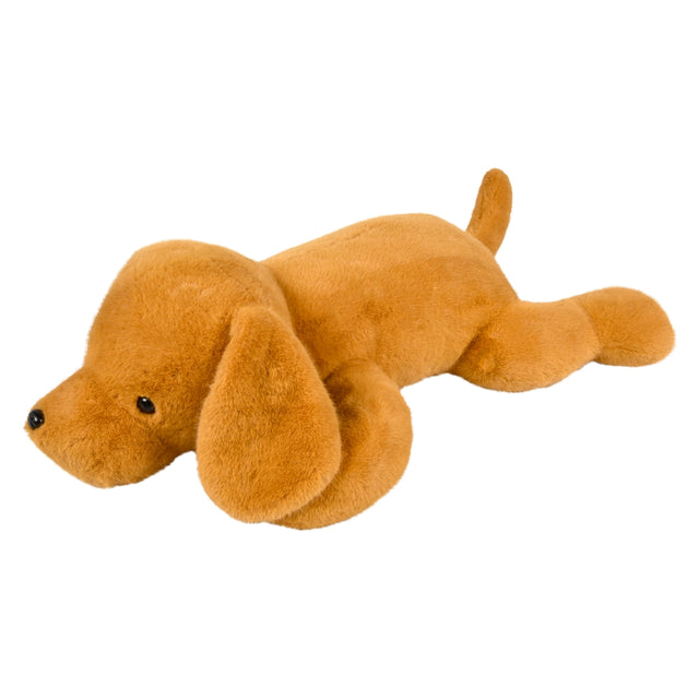 Plush Dog Laying Mink 28"