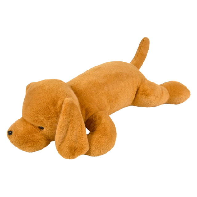 Plush Dog Laying Mink Dog 35"