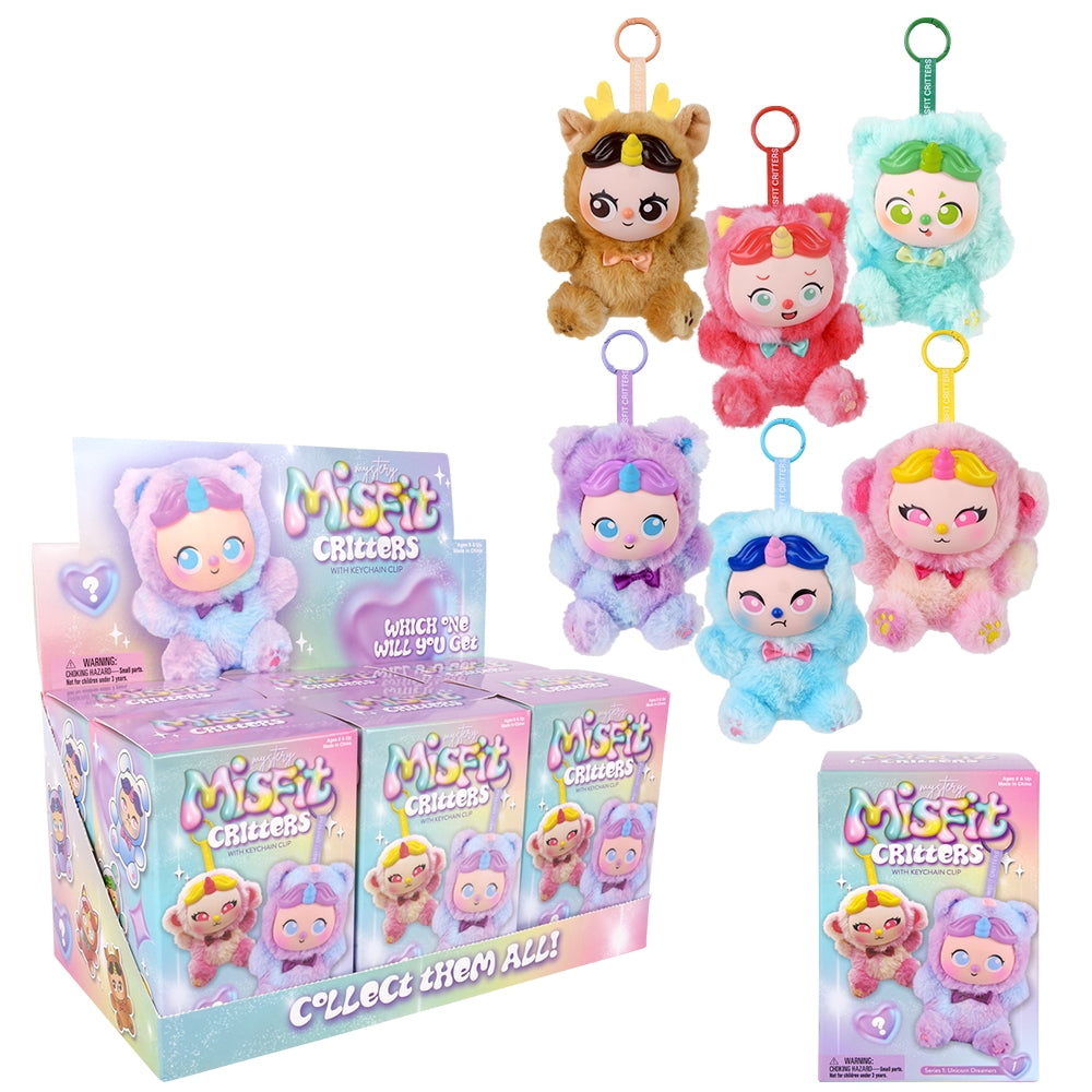 Misfit Critters Blind Box 6ct (6 PC Display)