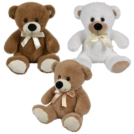 Plush Mink Bear 9" Sitting Bear
