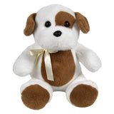 Plush Sitting Mink Dog 12"