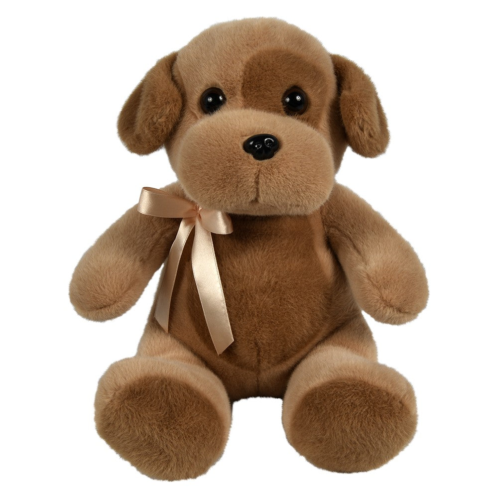 Plush Sitting Mink Dog 12"