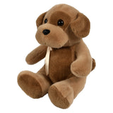 Plush Sitting Mink Dog 12"
