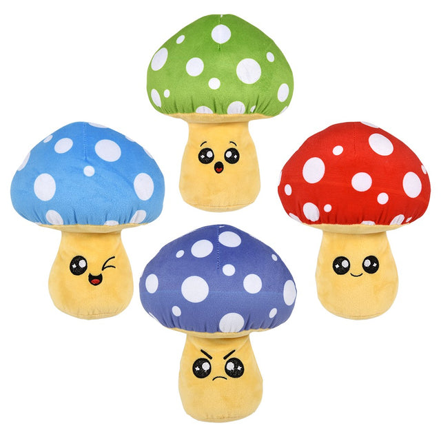 Plush Mushroom Stuffed Toy 8"