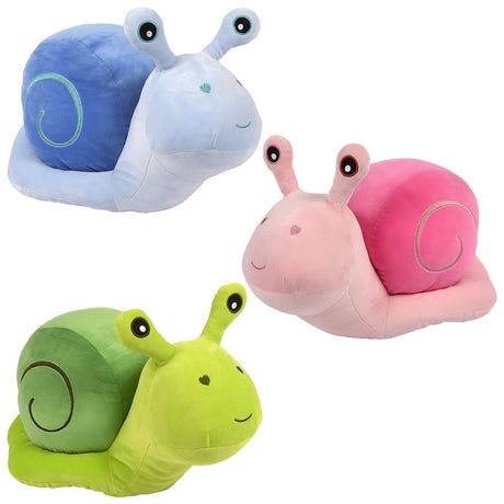Plush Snail Stuffed Animal (18" Single Piece)