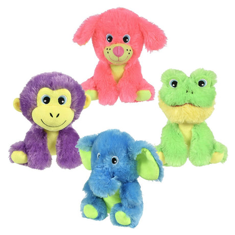 Neon Animal Plush Assortment