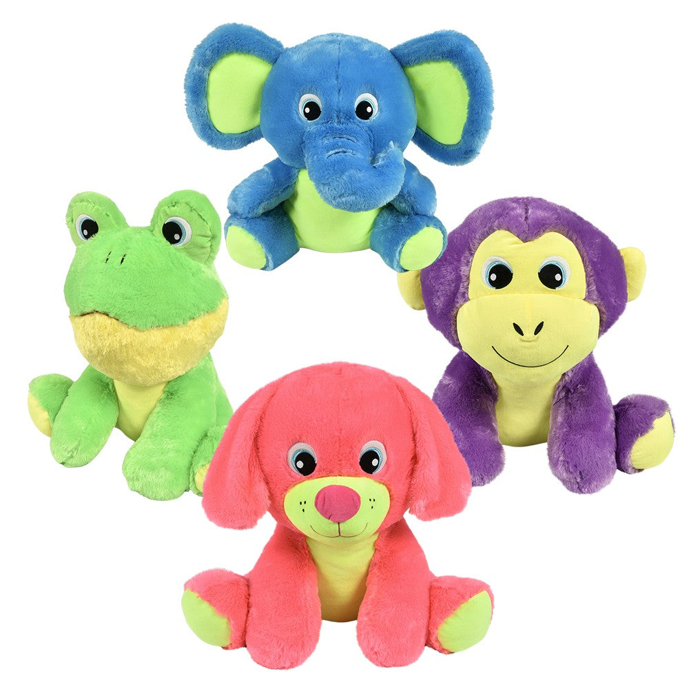 Neon Animal Plush Assortment (SS)