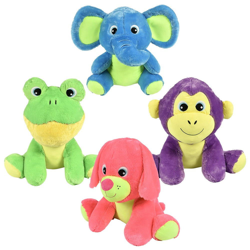Neon Animal Plush Assortment 26"