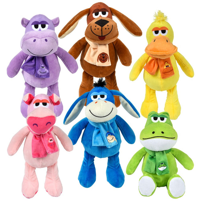Nosey Animals Plush (9")