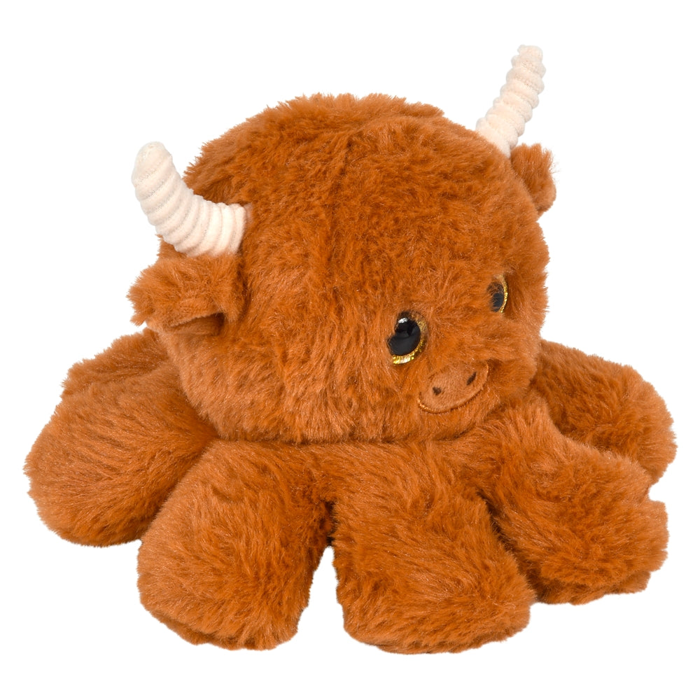 Plush Octo-Highland Cow 6.5"