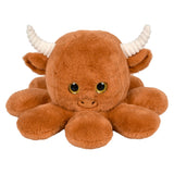 Plush Octo-Highland Cow 12"