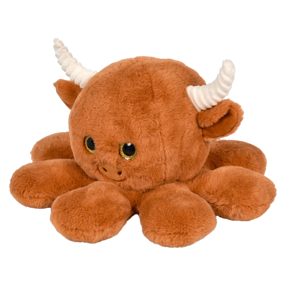 Plush Octo-Highland Cow 12"