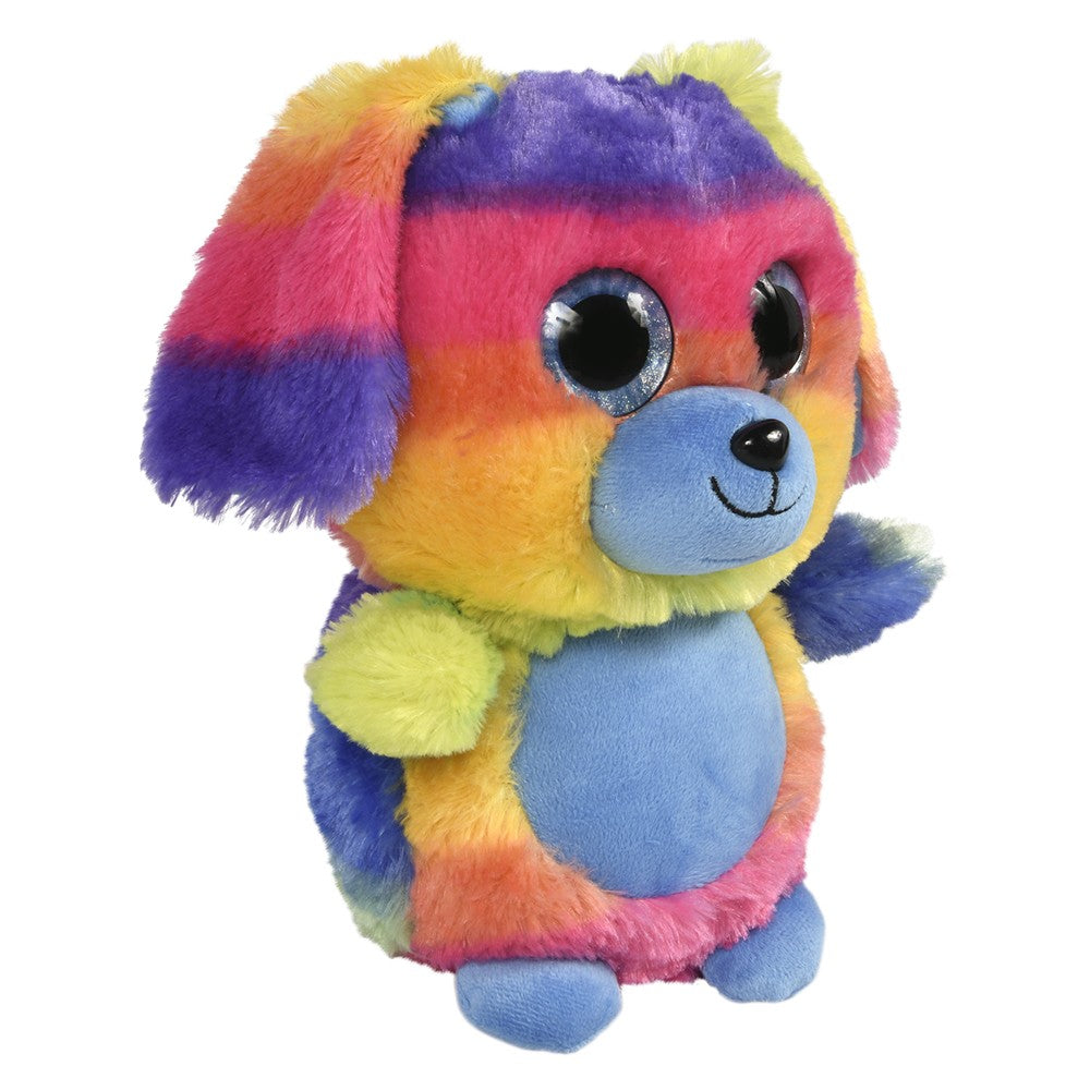 Plush Dog Toy 10" Plump Pal Rainbow Dog