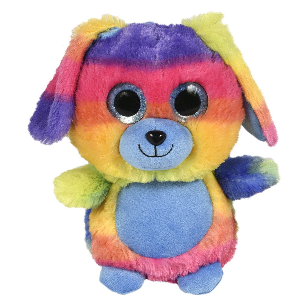 Plush Dog Toy 10" Plump Pal Rainbow Dog