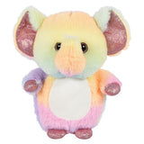 Plush Elephant 10" Plump Pal Rainbow Elephant