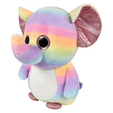 Plush Elephant 27" Plump Pal Rainbow Elephant