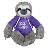Plush Sloth With Hoodie (1 PC)