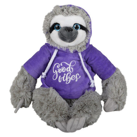 Plush Sloth With Hoodie (1 PC)