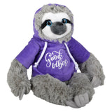 Plush Sloth With Hoodie (1 PC)
