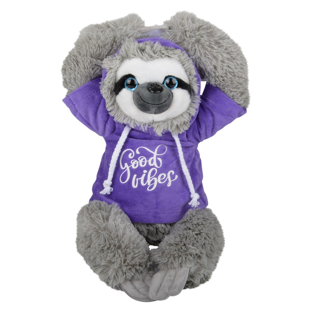 Plush Sloth With Hoodie (1 PC)