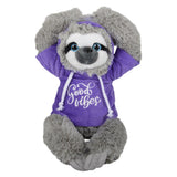 Plush Sloth With Hoodie (1 PC)