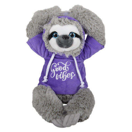 Plush Sloth With Hoodie (1 PC)