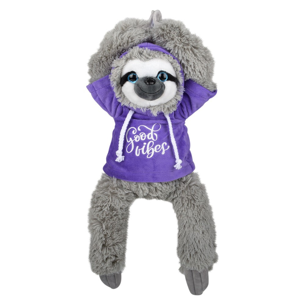 Plush Sloth With Hoodie (1 PC)