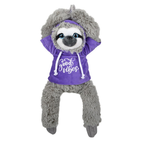 Plush Sloth With Hoodie (1 PC)