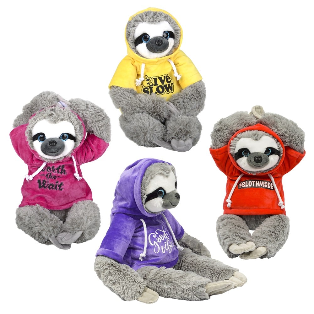 Sloth With Hoodie Plush Toy