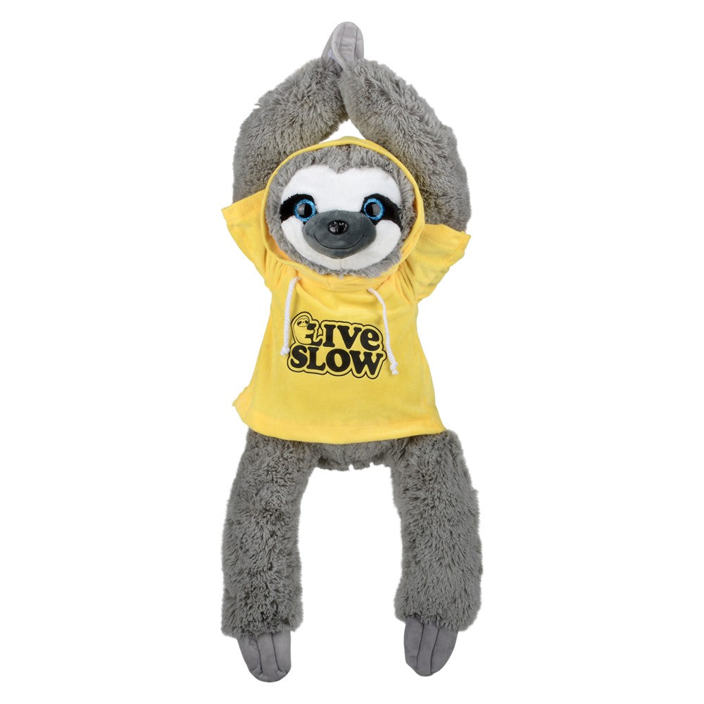 Plush Sloth With Hoodie 29"