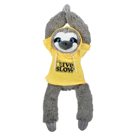Plush Sloth With Hoodie 29"