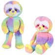Tie Dye Sloth Plush 16"