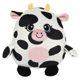 Squishy-Ishy Pig and Cow Plush (6 in)