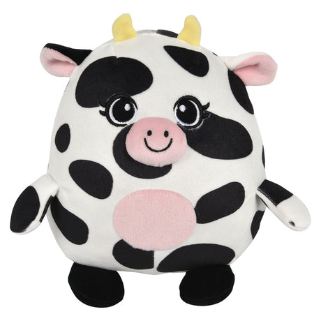 Squishy-Ishy Pig and Cow Plush (6 in)