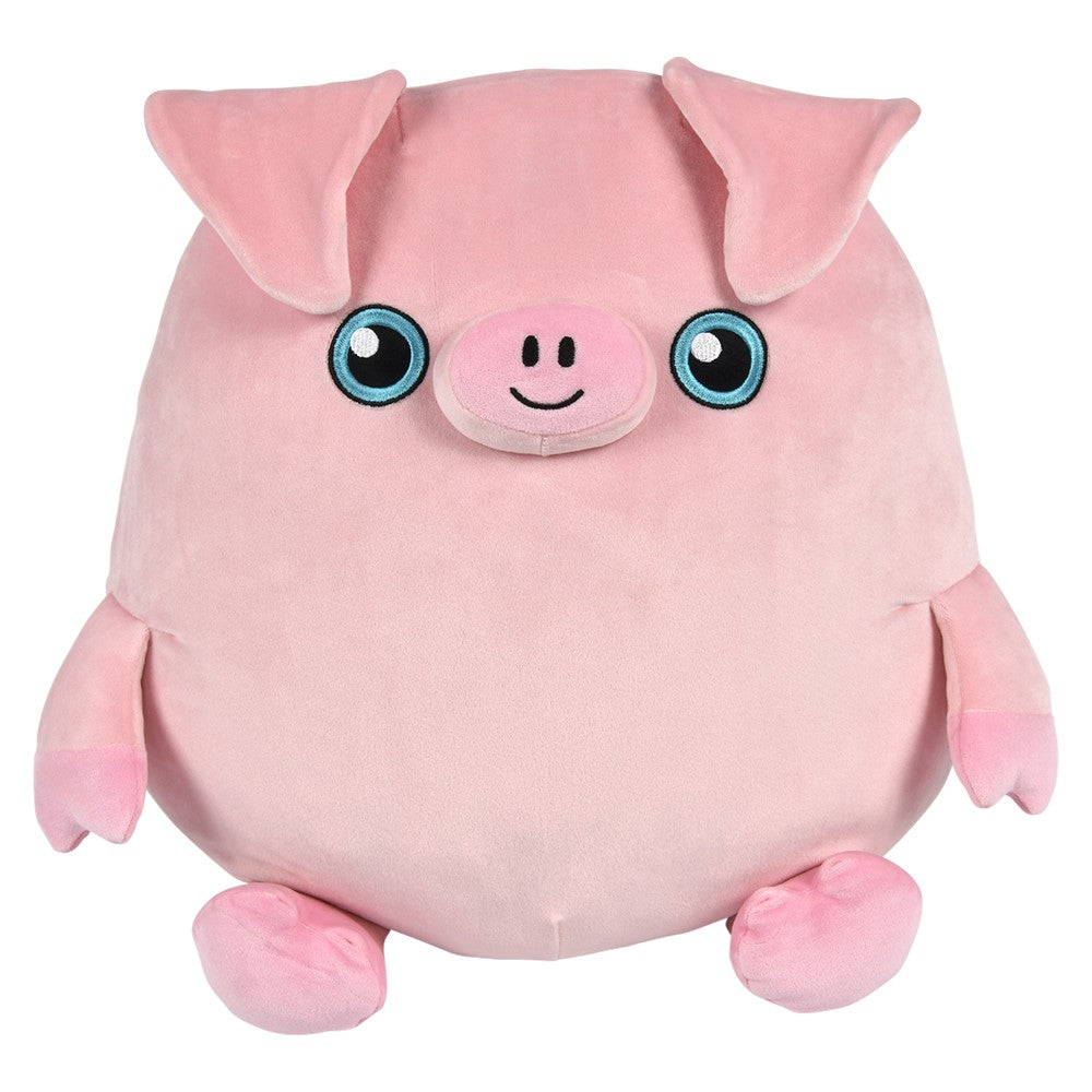 Squishy-Ishy Pig And Cow Plush 15"