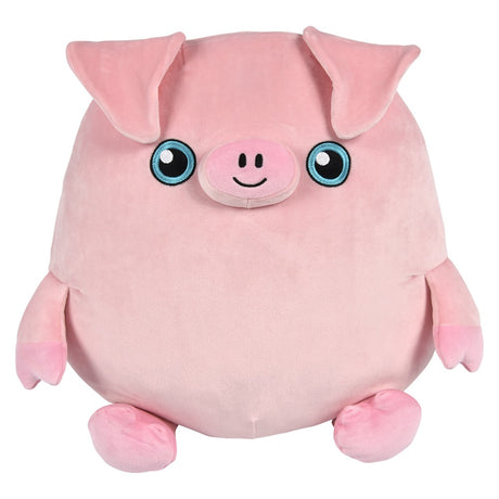Squishy-Ishy Pig And Cow Plush 15"