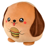 Squishy Plush Foodie Animals 24"