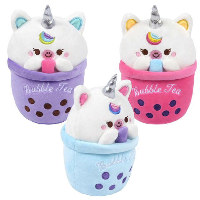Bubble Tea Plush Animal Cup (1 PC)