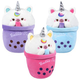 Bubble Tea Plush Animal Cup 13"