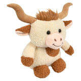 Plush Longhorn Cattle 8"