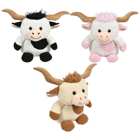 Plush Longhorn Cattle 10.5"