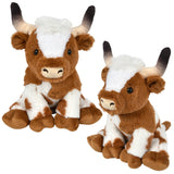 Plush Longhorn Cow 9"