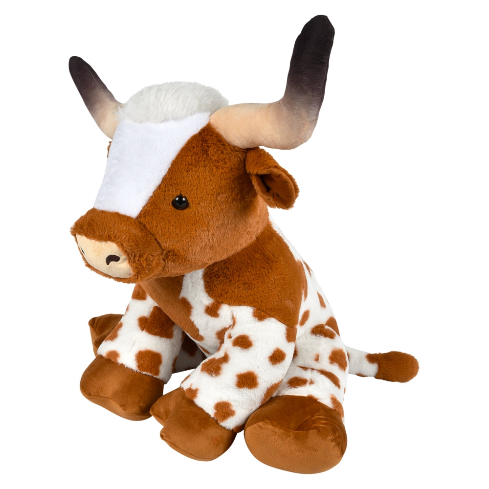 Plush Longhorn Cow 16"