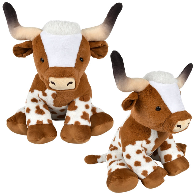 Longhorn Cow Plush 20" (1 PC)