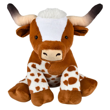 Plush Longhorn Cow 26"