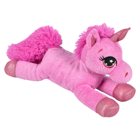 Plush Unicorn Laying Toy 10" Mink Highlight