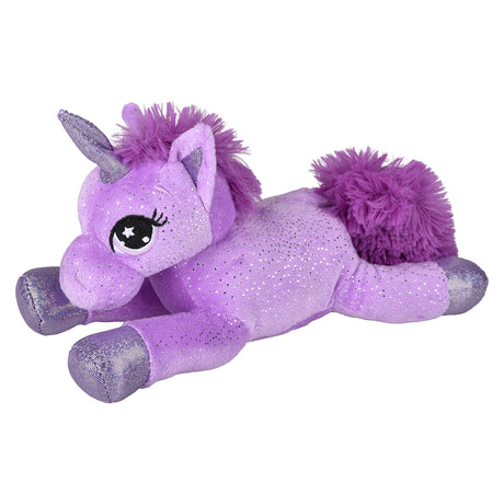 Plush Unicorn Laying Toy 10" Mink Highlight